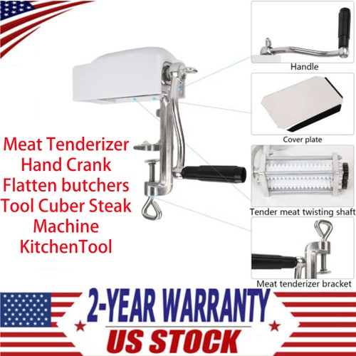 Meat tenderizer hand crank - meat,